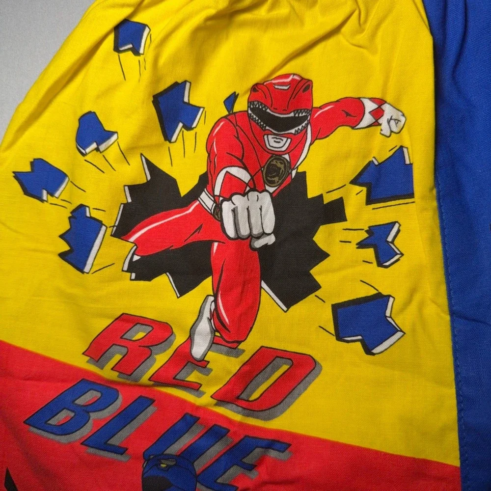 VTG Power Rangers Swim Trunks Boys XL‎ 12-14 Cotton 95 Vintage Retro Kidcore NEW